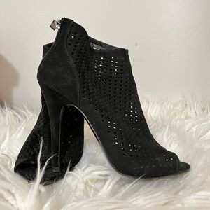 Chinese Laundry Jamboree Perforated Suede bootie